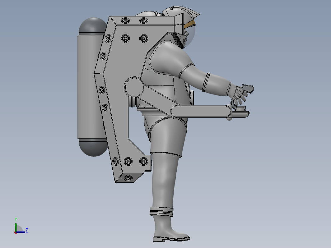 NASA Z2 EMU太空宇航服模型