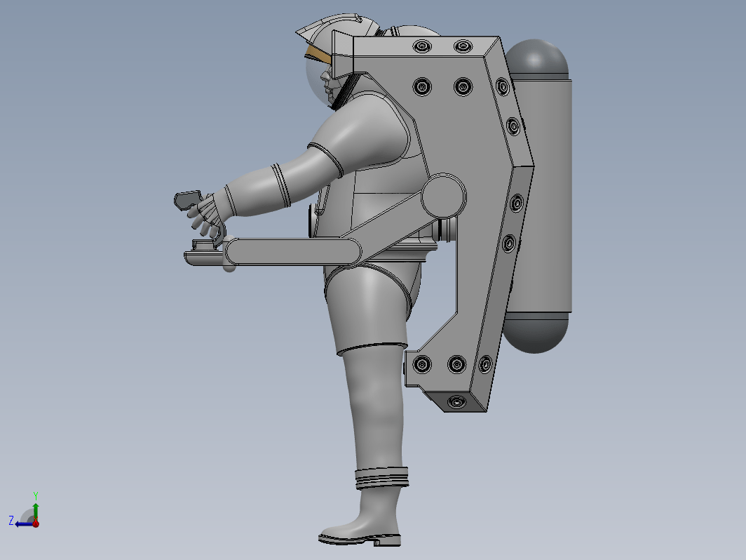 NASA Z2 EMU太空宇航服模型