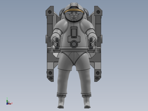 NASA Z2 EMU太空宇航服模型缩略图