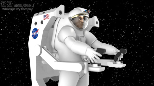 NASA Z2 EMU太空宇航服模型缩略图