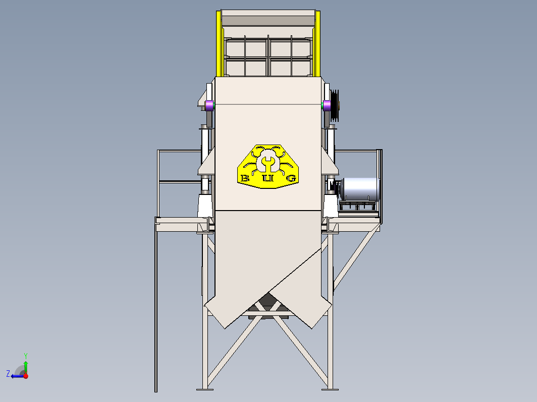 1200X4000X3振动筛系统