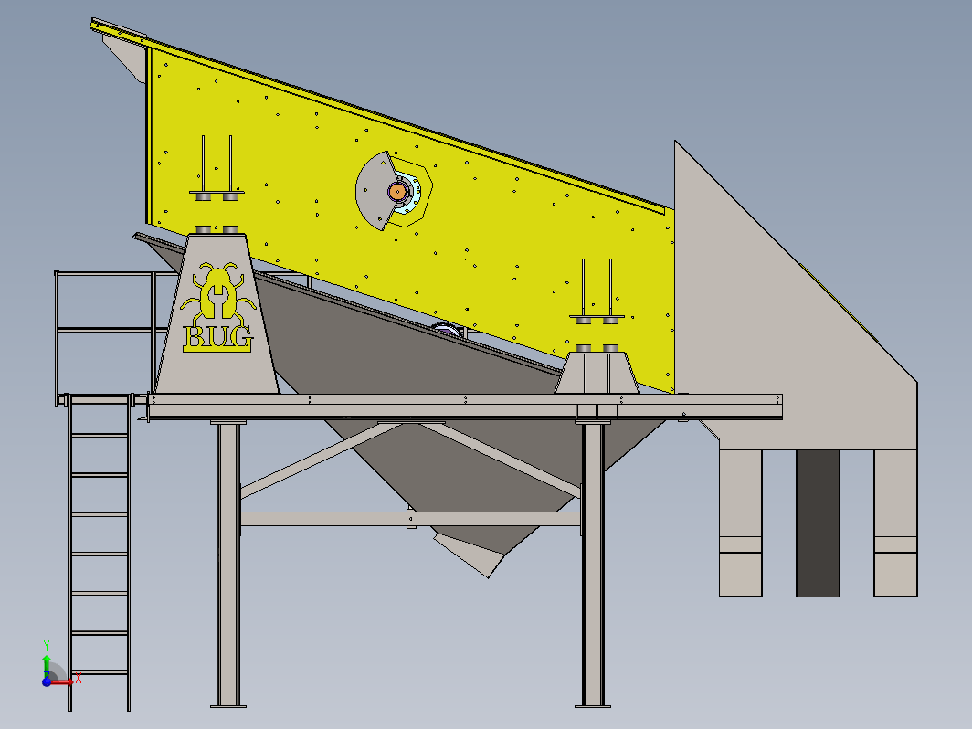 1200X4000X3振动筛系统