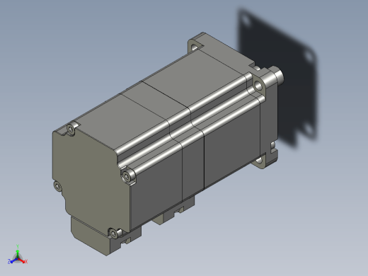 YK242EC51E1  42mm两相闭环步进电机（3D）缩略图