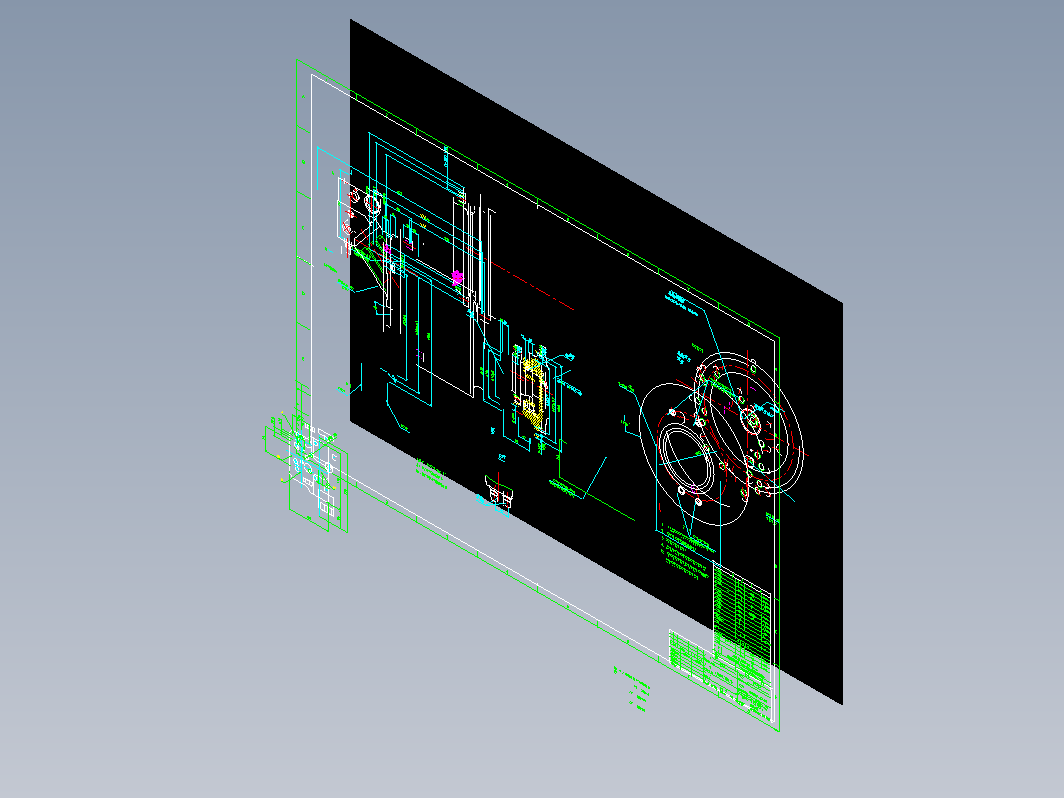 GFT36W3-67-01卷扬减速机安装图