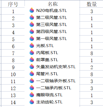 矢量发动机教学模型三维SW2018带参