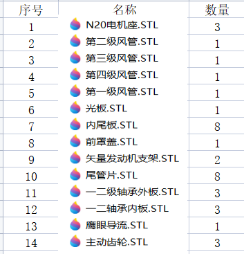 矢量发动机教学模型三维SW2018带参缩略图