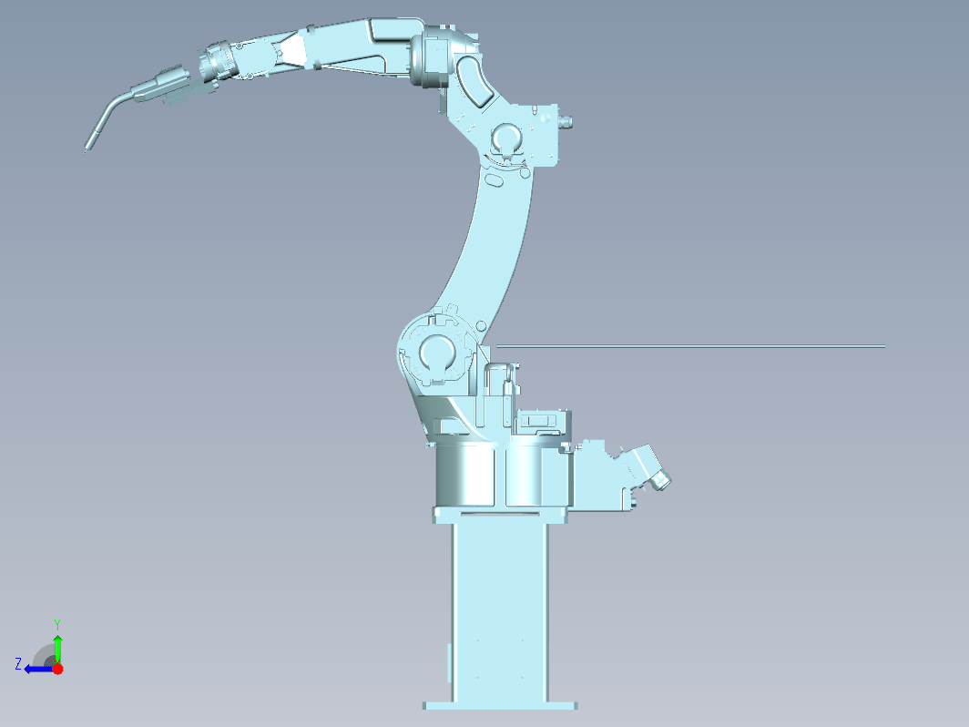 机械臂焊机三维UG12.0带参