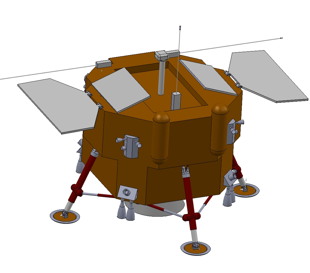 嫦娥四号零件库三维SW2018带参