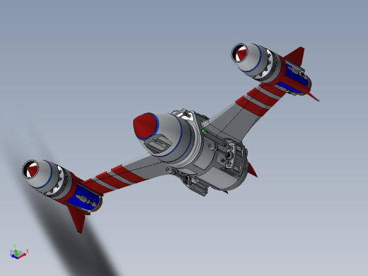 Red Fury mk3太空飞行器缩略图