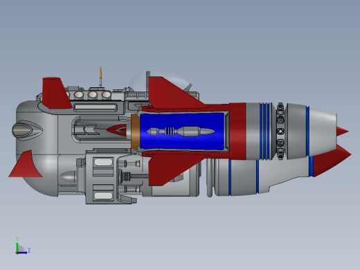 Red Fury mk3太空飞行器缩略图