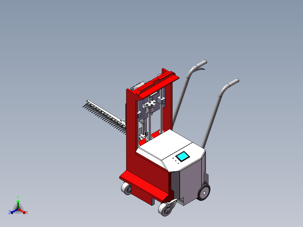 小型 自走式 修剪机三维SW2020带参