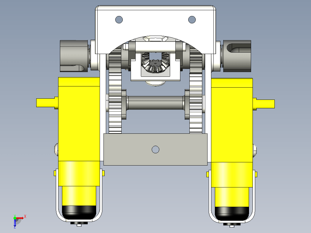 Twin Motor Differential双电机差速齿轮箱