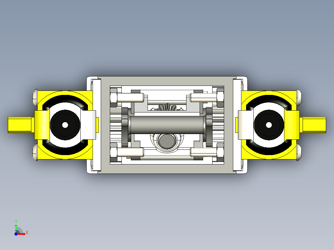 Twin Motor Differential双电机差速齿轮箱