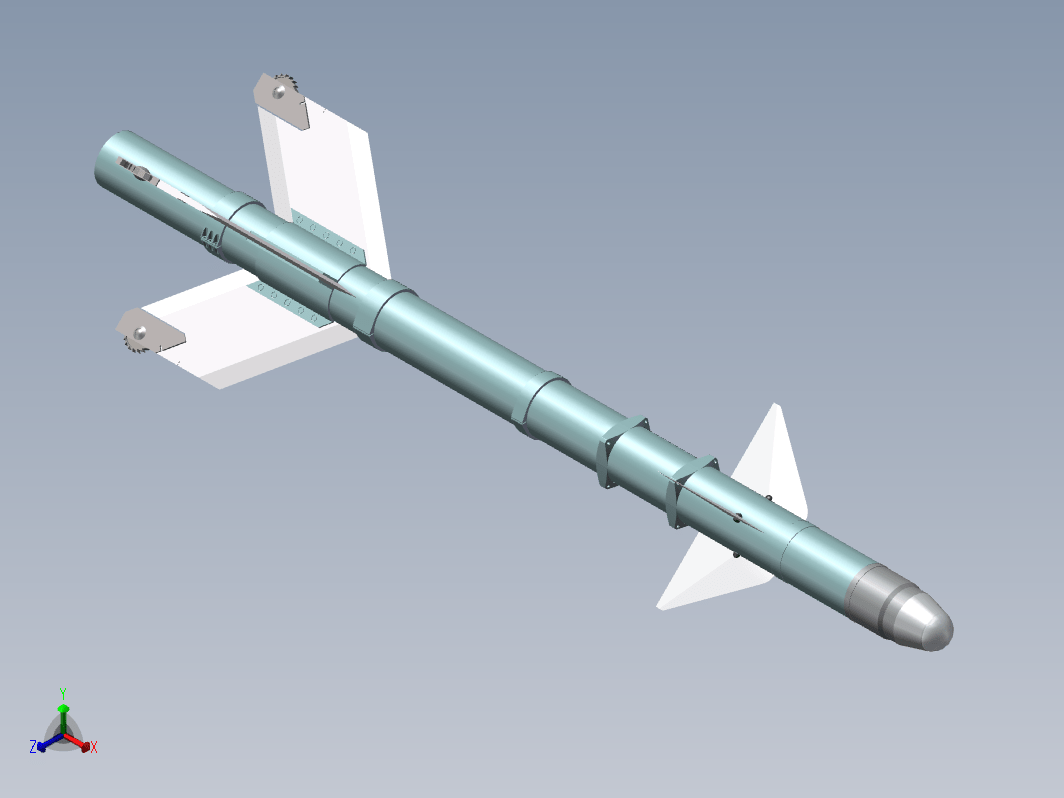 PL-8B空空导弹三维SW2012带参