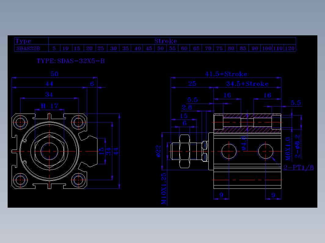 SDA气缸 83-SDA-32-SW