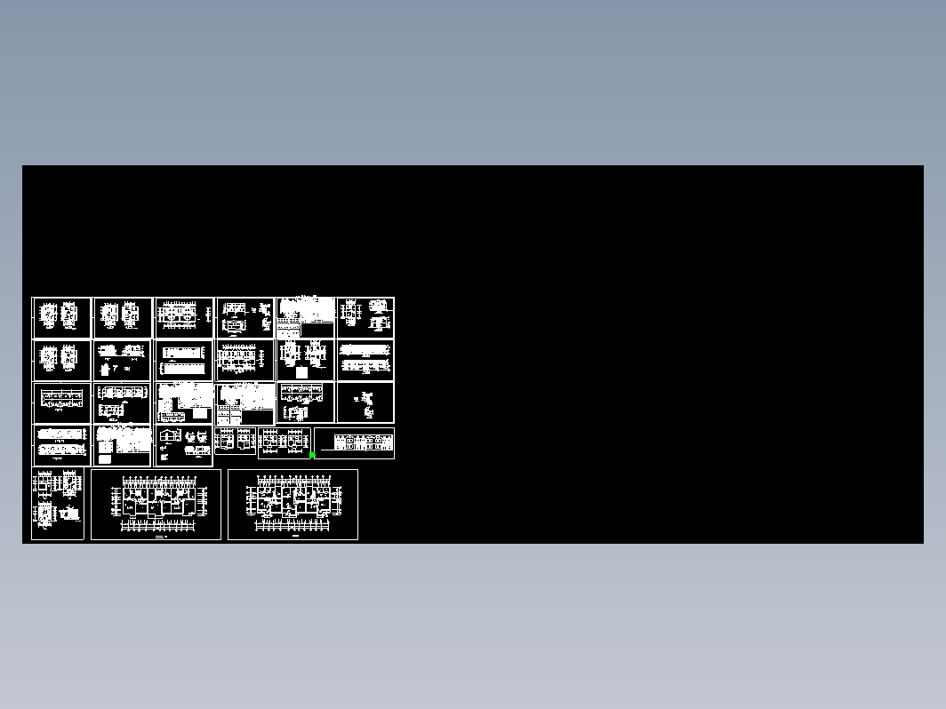 多层别墅户型建施图