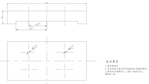帽形件弯曲模具设计CAD+说明缩略图