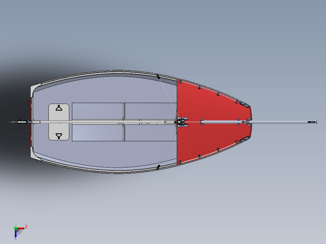 3.4M帆船模型