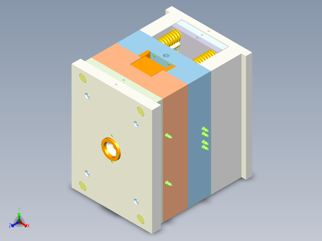 圆形笔筒注塑模具设计三维UG8.5无参+CAD+说明书