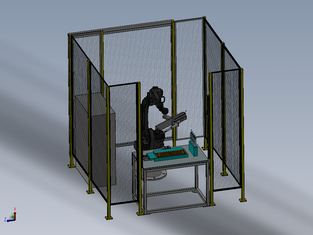 机器人涂胶工作站