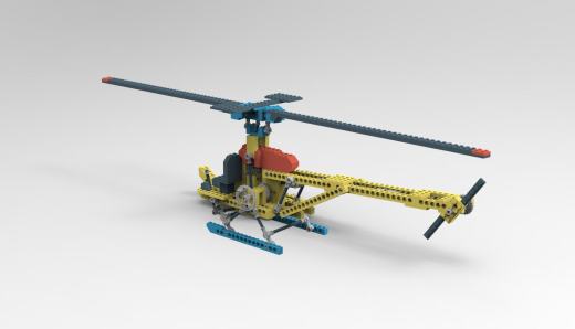 r拼装玩具直升机模型缩略图