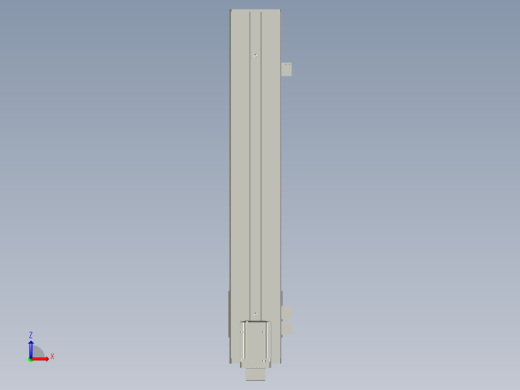 MT100BS-L500 数控模组 线性滑台模型.MT100BS.L10.500.BM.M20B.C4.3D缩略图