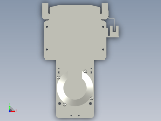 MT100BS-L500 数控模组 线性滑台模型.MT100BS.L10.500.BM.M20B.C4.3D缩略图