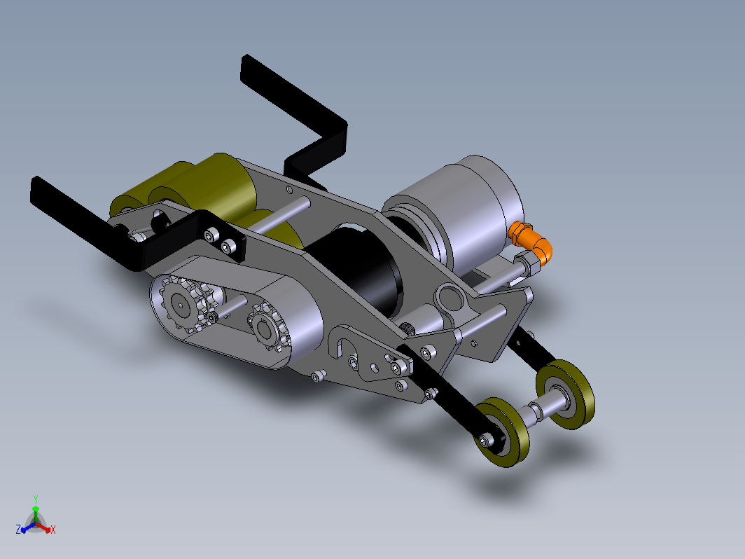 火车轨道助推器3D+设计计算说明