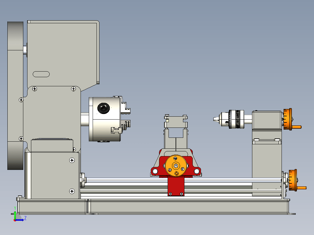 Mini Lathe Machine微型车床结构