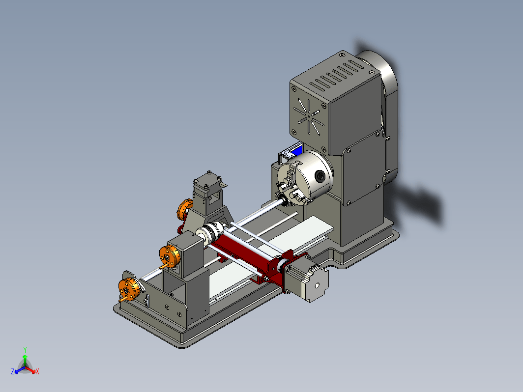 Mini Lathe Machine微型车床结构