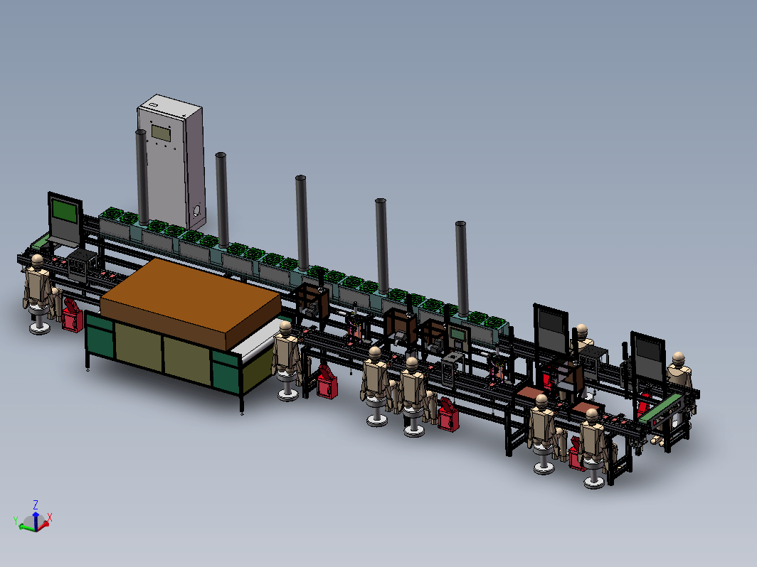 全自动PCB印刷电路板流水作业生产线