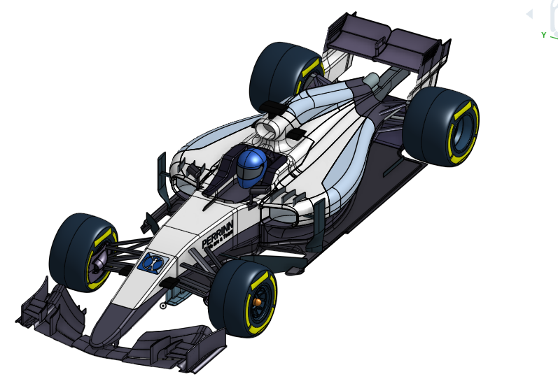 F1方程式赛车模型PERRINN