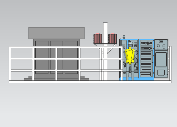 高压变压站三维模型设计