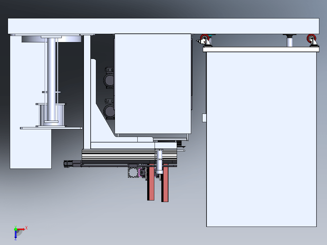 灶具三轴机械手流水线自动涂胶工作站