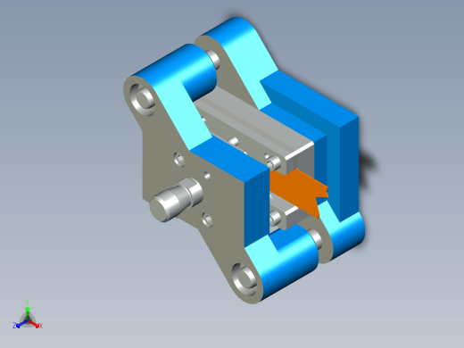 冲压模具 CUTTING DIE 1 STP IGS STL缩略图