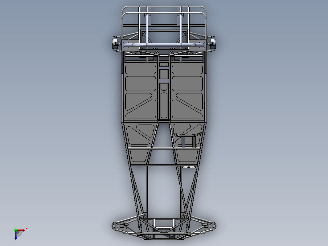 跑车底盘车架
