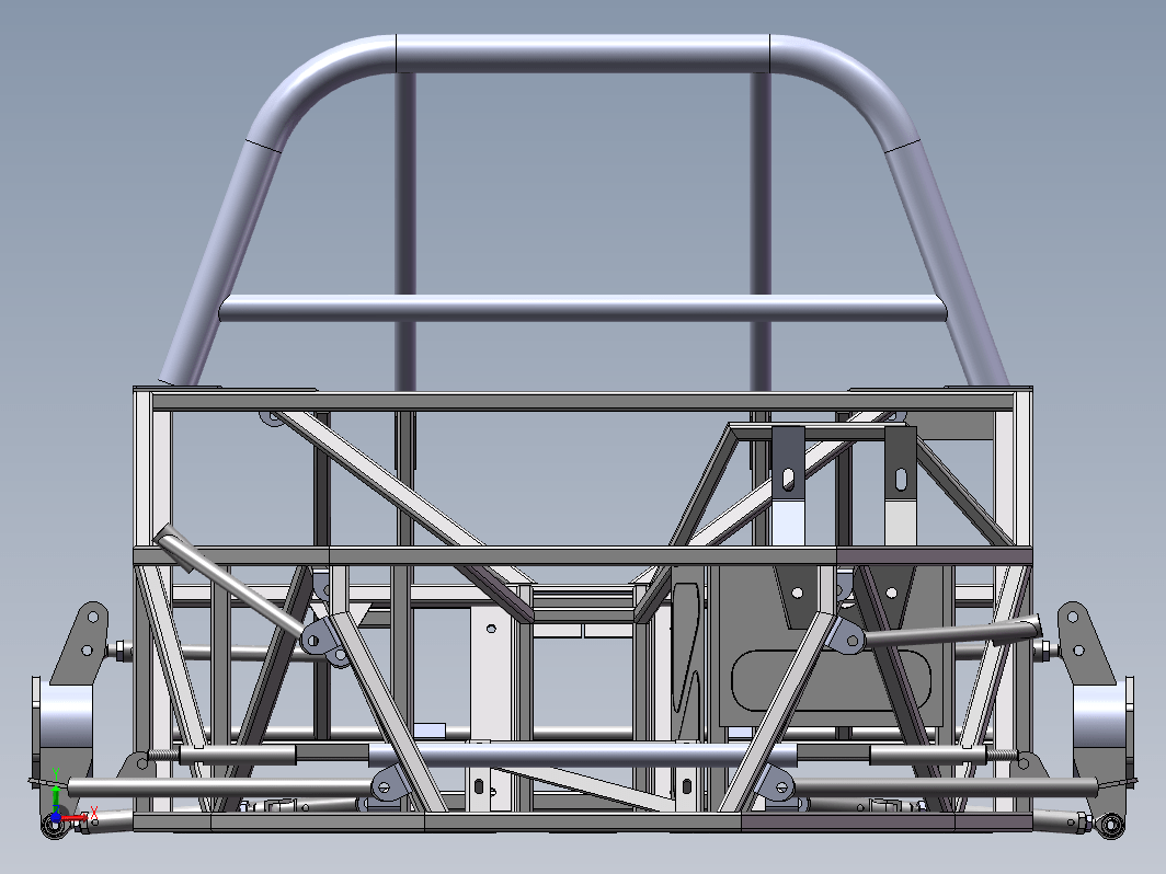 跑车底盘车架