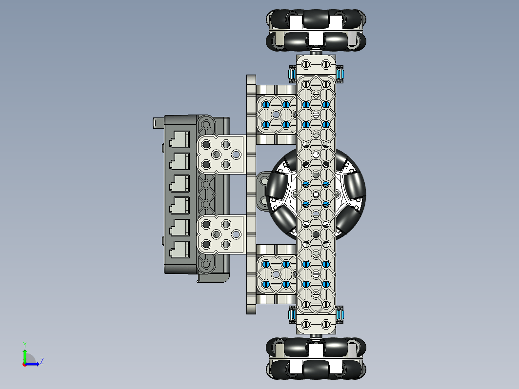 Vex IQ H-Drive全向轮小车结构