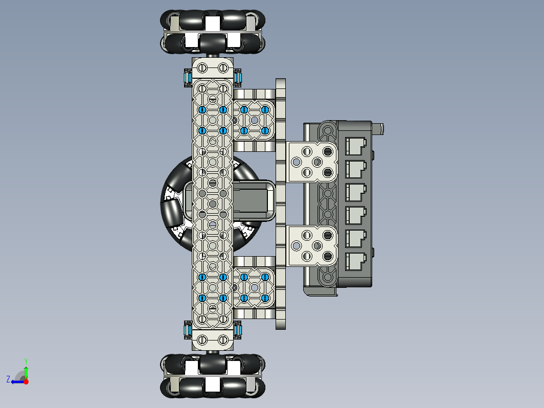 Vex IQ H-Drive全向轮小车结构