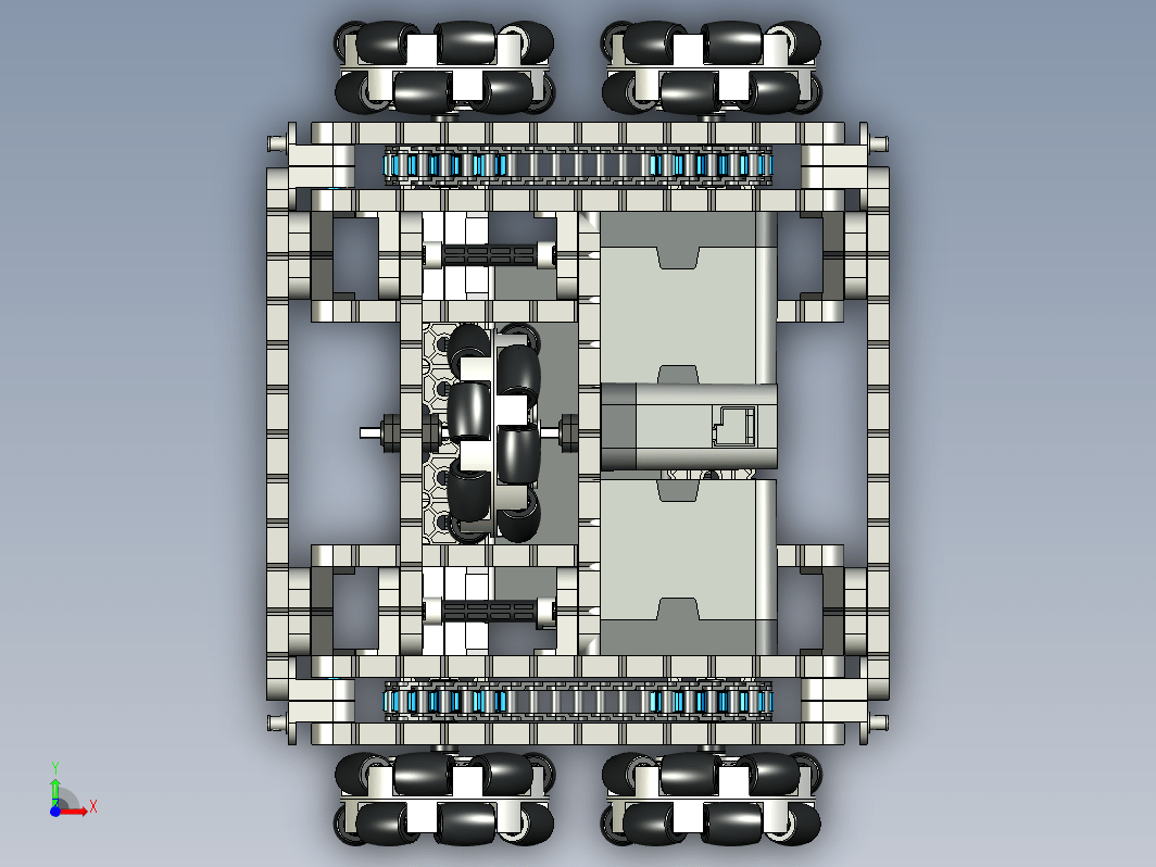 Vex IQ H-Drive全向轮小车结构