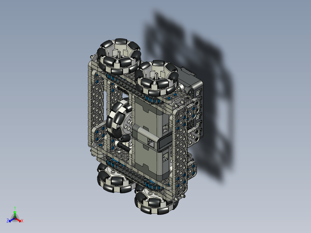 Vex IQ H-Drive全向轮小车结构