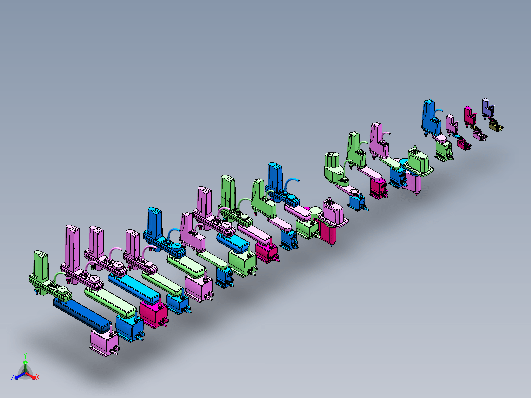 雅马哈YK机器人系列3D模型