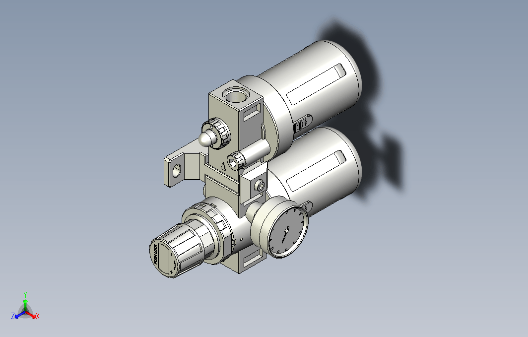 气源处理元件三点式组合3D-CFC-400-H系列