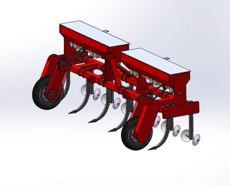 中耕施肥机的设计-作业机三维SW2015带参+CAD+说明书