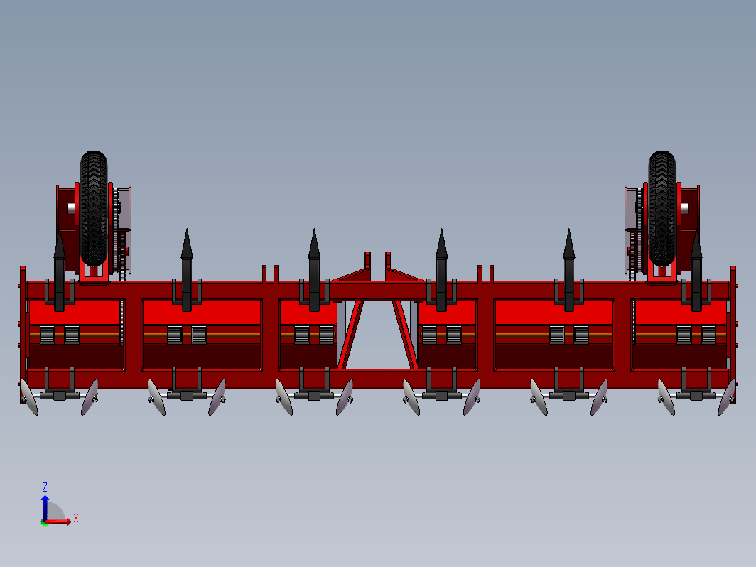 中耕施肥机的设计-作业机三维SW2015带参+CAD+说明书