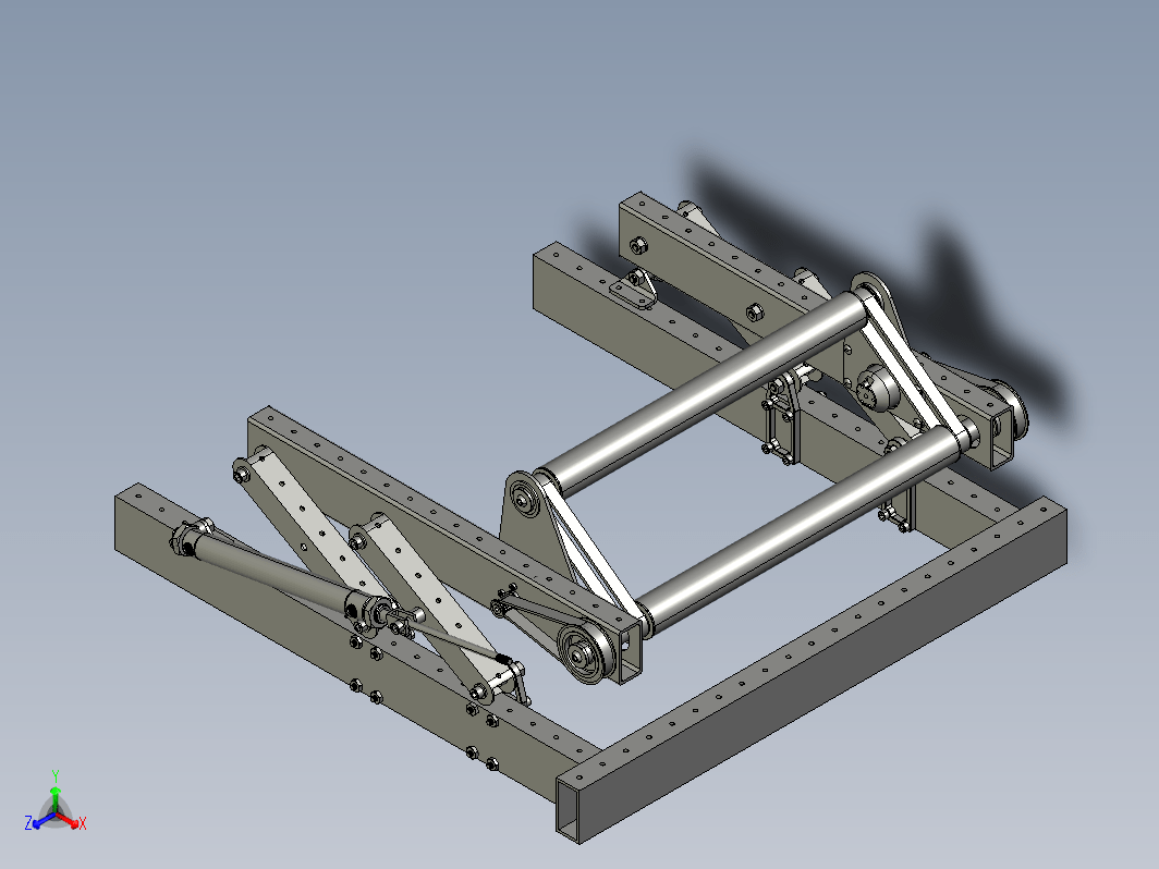 four bar intake伸缩机构