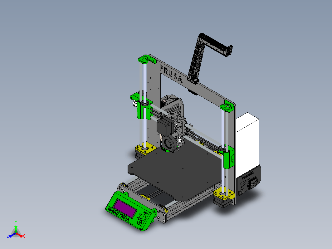 三轴3D打印机