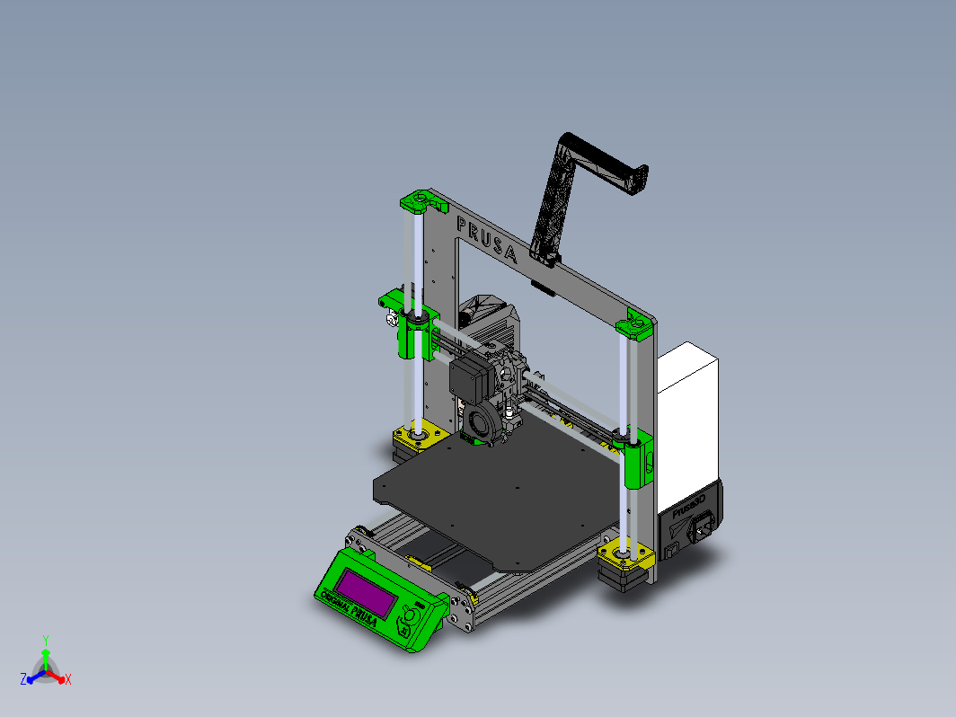 三轴3D打印机