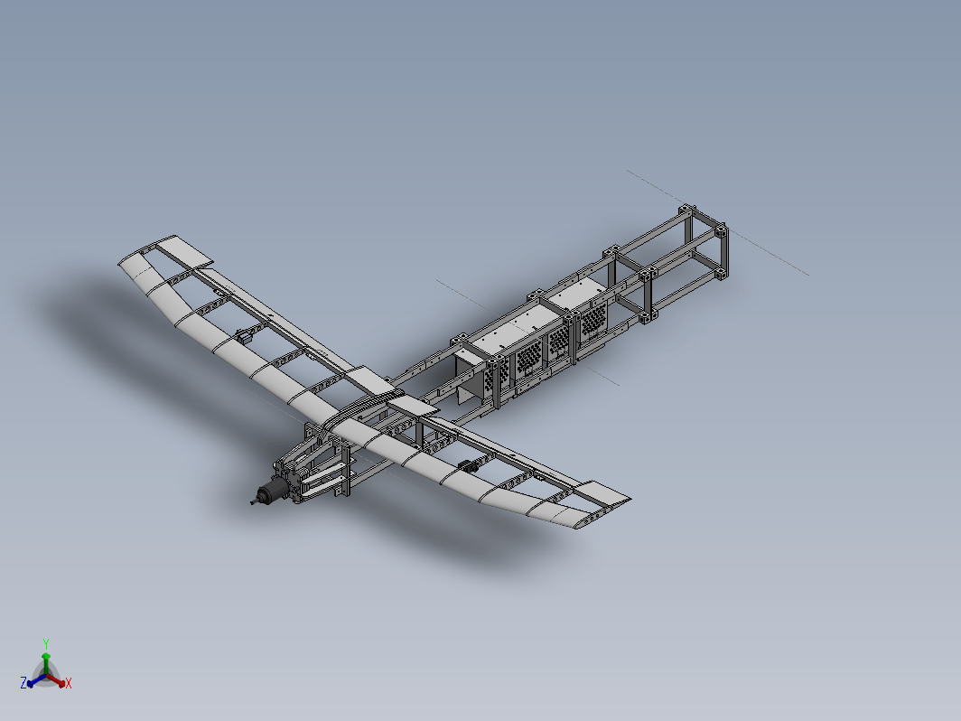 小型飞机航模结构 Albatros-2k