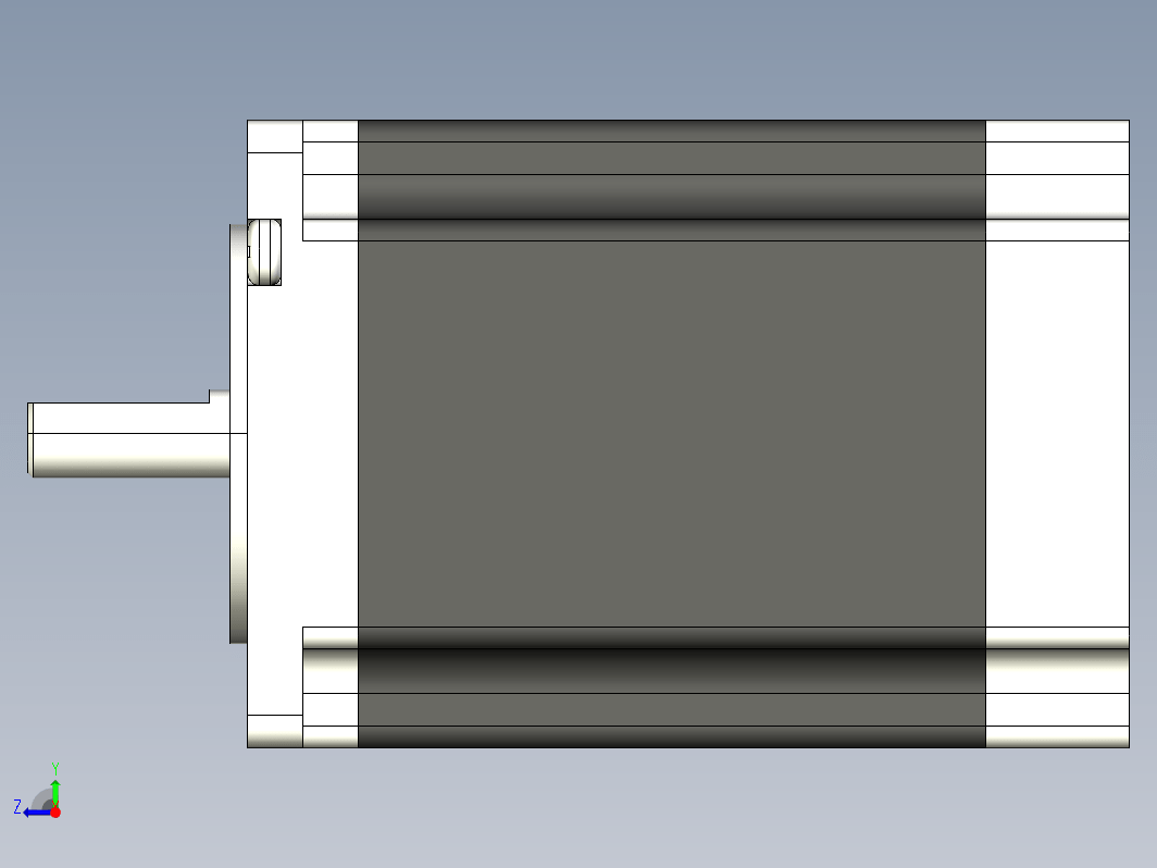 步进电机3D图57J1880-830-BJ-01